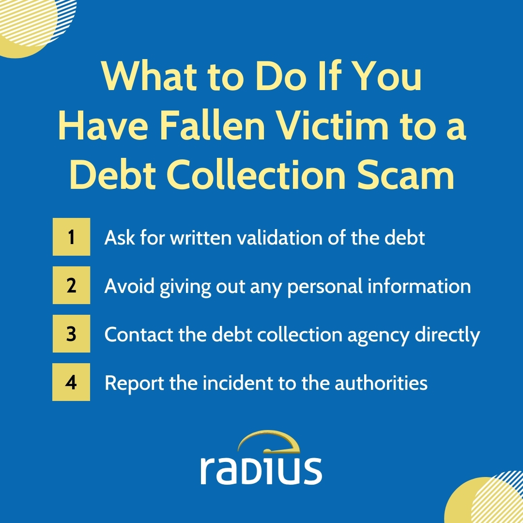 what to do if you have fallen victim to a debt collection scam